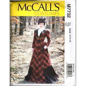 McCall's M7732 Misses 4 to 10 Historical Costume Victorian Dress Pattern New